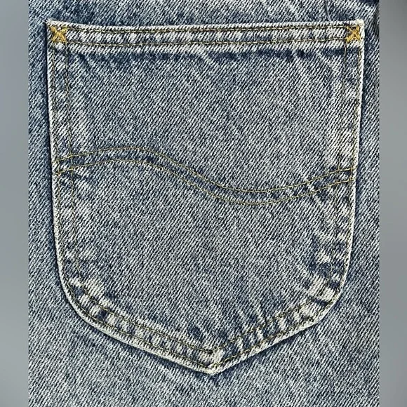 VINTAGE Lee Riders Stone Wash High Waisted Mom Jeans - Made in USA - Picture 4 of 10